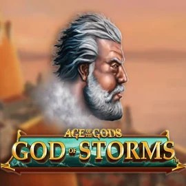 Age Of The Gods: God of Storms game by Playtech – logo hosted on WinRolla Casino