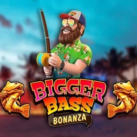 Bigger Bass Bonanza logo – Slots by Pragmatic Play at WinRolla Casino