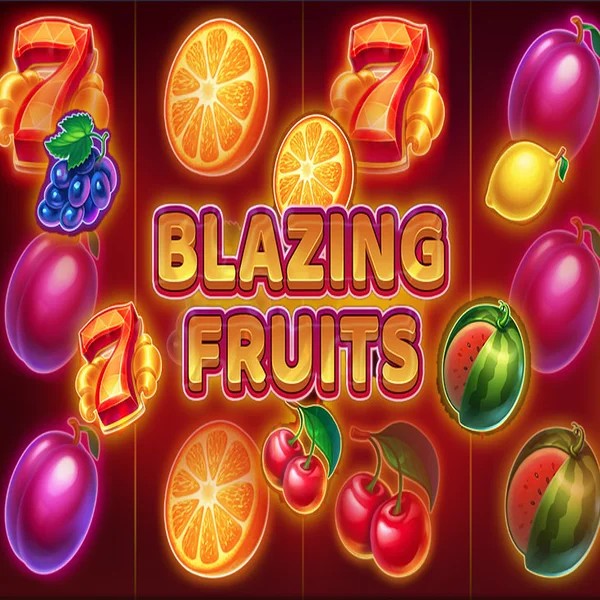 Blazing Fruits logo by Inbet Games at WinRolla Casino