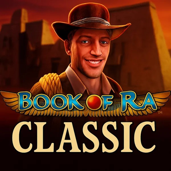 Book of Ra Classic casino game by Novomatic – featured logo at WinRolla Casino