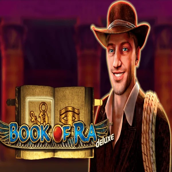 Try Book of Ra Deluxe slot by Novomatic on winrolla-casino.eu – logo image