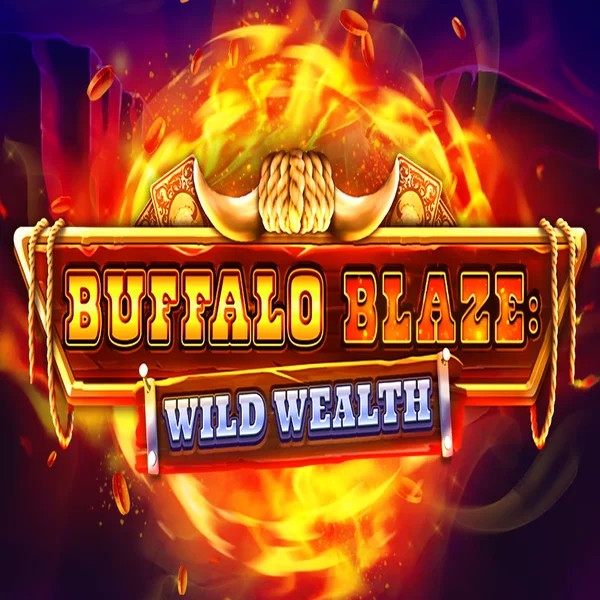 Buffalo Blaze Wild Wealth logo – Slots by OctoPlay at WinRolla Casino