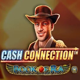 Cash Connection Book Of Ra online game logo by Novomatic on winrolla-casino.eu