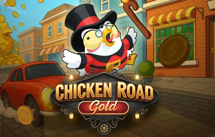 Official Casino Games logo: Chicken Road Gold by InOut at WinRolla Casino