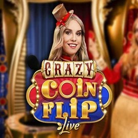 Enjoy Crazy Coin Flip by Evolution – logo hosted on winrolla-casino.eu