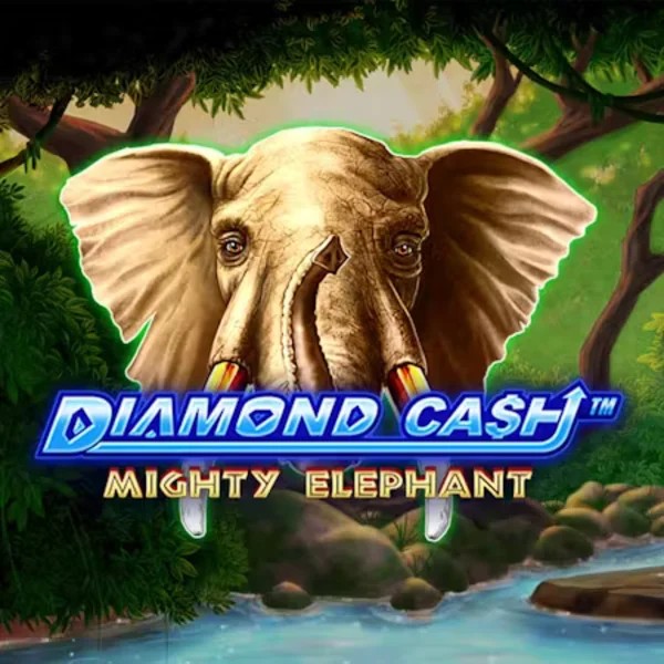 Diamond Cash Mighty Elephant by Greentube, showcased at winrolla-casino.eu – game logo