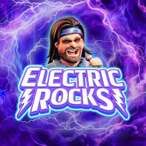 Electric Rocks slot visual from Inspired Gaming available on winrolla-casino.eu