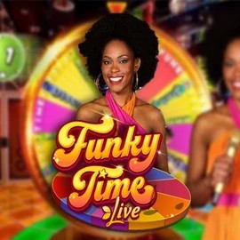 Funky Time slot icon by Evolution, available at WinRolla Casino