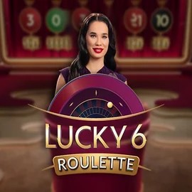Lucky 6 Roulette logo by Pragmatic Play at WinRolla Casino