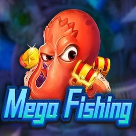 Mega Fishing slot logo by TaDa Gaming at WinRolla Casino