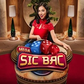 Official Live Casino logo: Mega Sic Bac by Pragmatic Play at WinRolla Casino