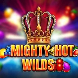 Mighty Hot Wilds online game logo by Inspired Gaming on winrolla-casino.eu