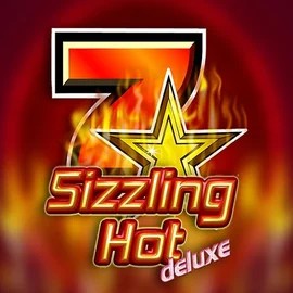Sizzling Hot Deluxe slot visual from Novomatic available on winrolla-casino.eu