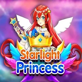 Starlight Princess slot logo by Pragmatic Play at WinRolla Casino