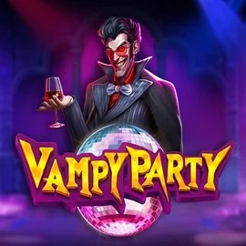 Vampy Party slot logo by Pragmatic Play at WinRolla Casino